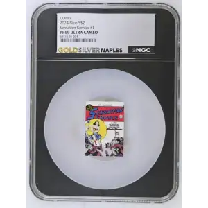 COMIX 2024 1oz Niue S$2 Sensation Comics #1 PF69 (D-2)