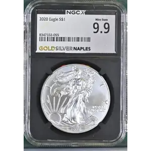 2020 - 1oz Silver Eagle NGC MS69