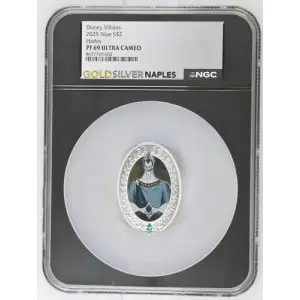 Disney Villains 2025 Niue S$2 Hades PF69 (OB-159)