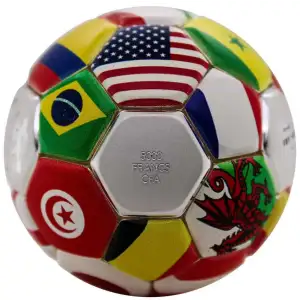2022 World Cup 30g .999 Fine Silver Soccer Ball Collectible Coin W/ Box  (3)