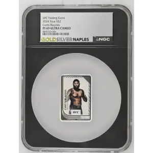 UFC Trading Coins 2024 1oz Niue S$2 Curtis Blaydes PF69 (D-2)