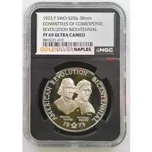 1oz American Revolution Bicentennial Silver Medal - (2)