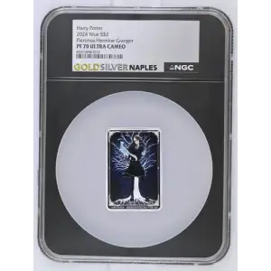 2024 Niue S$2 Patronus: Hermine Granger PF70 (OB-79)