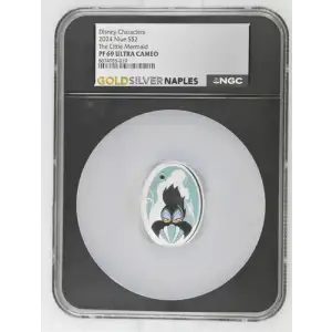 2024 Niue S$2 The Little Mermaid PF69 (OB-74)