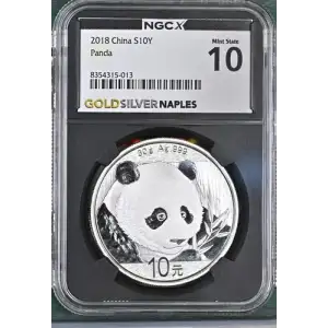 2018 China S10Y Panda MS 10