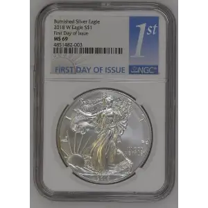 2021 - 1oz Silver Heraldic Eagle T-1 NGC MS69 (D10-B24) [DUPLICATE for #570514]