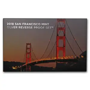 2018 - San Francisco Mint Silver Reverse Proof Set - (D-14)