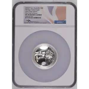 2022P 5oz Australia S$8 Wedge-Tailed Eagle Ultra High Relief FDOI PF70 UC (D-7)