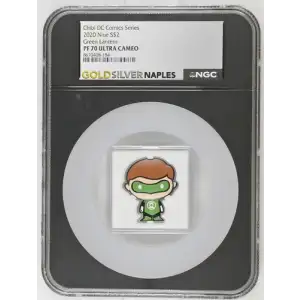 2020 Niue S$2 Chibi Green Lantern PF70 (OB-88)