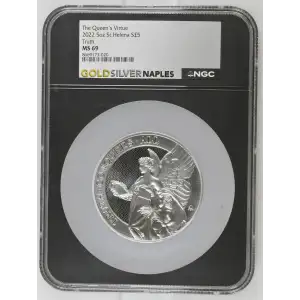 2022 5oz St.Helena S5PND Truth MS69 (D-7)