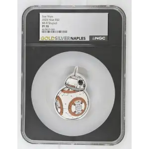 2025 Niue S$2 Star Wars BB-8 Shaped PF70 (OB-17)