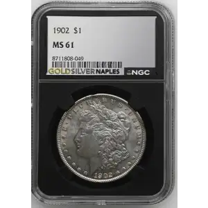 1902 $1 Morgan Dollar MS61 (S18A- B1)