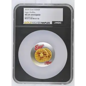 2024 Chad S5000F Eggo Waffles MS69 Antiqued (OB-137)