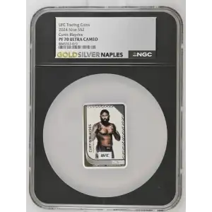 UFC Trading Coins 2024 1oz Niue S$2 Curtis Blaydes PF70 (D-2)