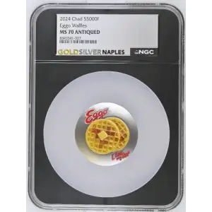 2024 Chad S5000F Eggo Waffles MS70 Antiqued (OB-169) (2)