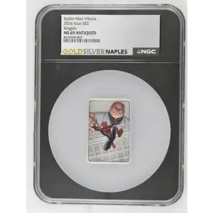 Spider-Man Villains 2024 1oz Niue S$2 Kingpin MS69 (OB-214)