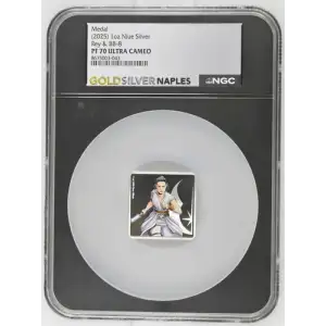 2025 1oz Niue Star Wars Rey and BB-8 PF70 (OB-21)