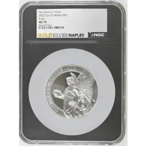 2022 5oz St.Helena Truth S5PND MS70 (OB-143)