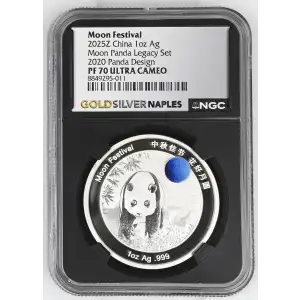 2025Z China 1oz - Moon Festival 2020 Panda Legacy Design - NGC PF70 UC (S12B-B2)