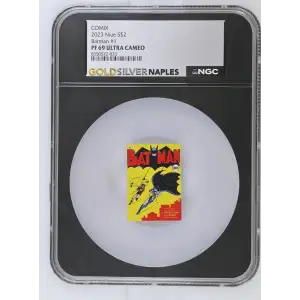 COMIX 2023 1oz Niue S$2 Batman #1 PF69 UC (D-2)