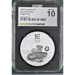 2025P Australia S$1 Year of the Snake Dragon Privy MS10 (S20B - B16)
