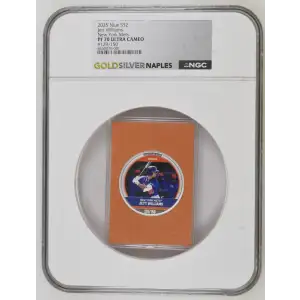 2025 1oz Niue S$2 - Jett Williams New York Mets - PF70 UC