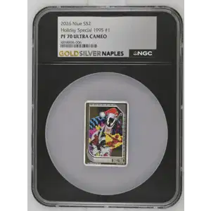 2026 - 1oz Holiday Special 1995 Silver - Niue $2 - NGC PF-70 (D-3) 62