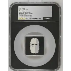 Star Wars 2021 Niue S$2 Snowtrooper Faces of the Empire PF70 (OB-191)