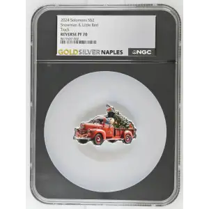 2024 Solomons S$2 Snowman & Little Red Truck Reverse PF70 (OB-126) (2)