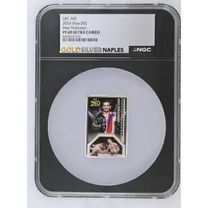 2024 Niue S$2 Max Holloway PF69 (OB-160)