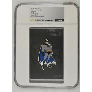 2026 DC - 0.5oz Batman Standing Colorized Silver Coin -Niue S$1- NGC PF70 (D-3) (2)