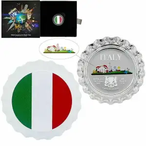 2021 6g Chad S500F World Landmarks ITALY Bottle Cap (S23A) (3)