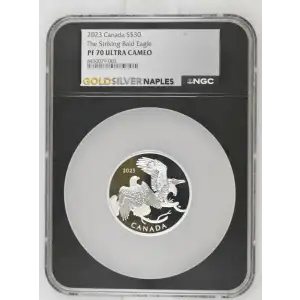 2023 2oz Canada S$30 - The Striking Bald Eagle - PF70 UC