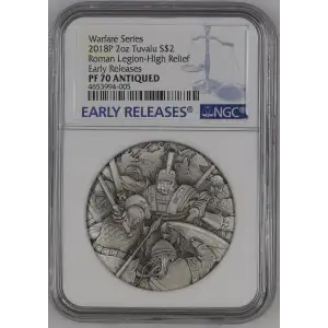 2018P 2oz Roman Legion-High Relief Early Releases Warfare Series (2)