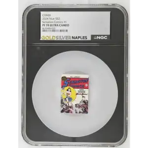 COMIX 2024 1oz Niue S$2 Sensation Comics #1 PF70 (D-2)