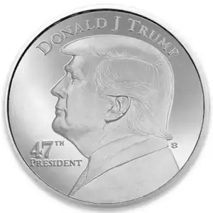 1oz 2024 Trump 47th US President Silver Round (SF1-B5)