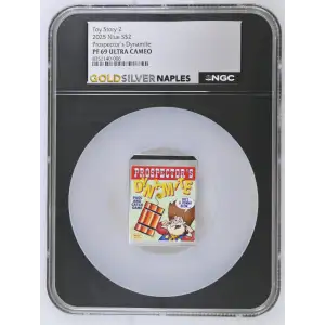 2025 1oz Niue S$2 Toy Story 2 Prospector's Dynamite PF69 (D-2)