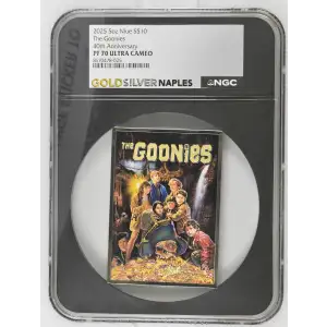 2025 5oz Niue S$10 The Goonies 40th Anniversary PF70 UC (D-7)