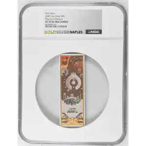 2025 3oz Niue S$5 Phantom Menace PF70 (OB-64)