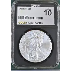 2022 Eagle S$1 1oz MS70 (S18A - B3)