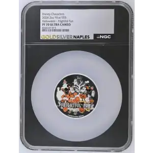 2024 2oz Niue Halloween - Frightful Fun S$5 PF 70 ULTRA CAMEO