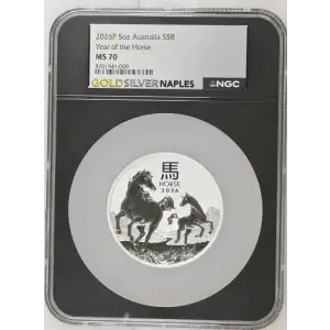 2026P 5oz Australia S$8 Year of the Horse MS70 (D-7) (2)