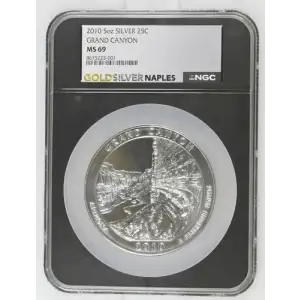 2010 5oz 25C GRAND CANYON MS69 (OB-168)