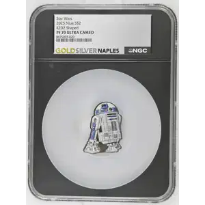 2025 - 1oz R2D2 Shaped Silver - Niue - NGC PF70 UC