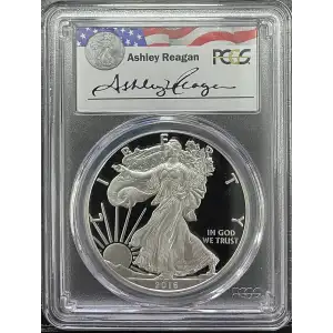 2016(W) - 1oz Silver Eagle Reagan Legacy Series - S$1 PCGS PR69DCAM (D11-B14)
