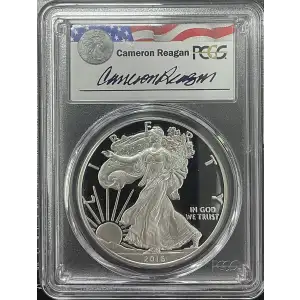 2016(W) - 1oz Silver Eagle 30th Ann. Reagan Legacy Series - S$1 PCGS PR69DCAM (D11-B17)