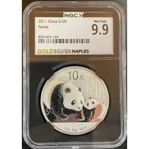2011 China Panda S10Y MS69 (Storage 12A) (2)