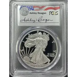 2015(W) - 1oz Silver Eagle Reagan Legacy Series - S$1 PCGS PR69DCAM (D11-B17)