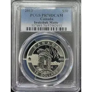 2013 -  0.5oz Canada S$10 Inukshuk Matte - PCGS PR70DCAM (S19A-B30)