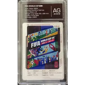 2026 3g Samoa S$1 FIFA WORLD CUP: Kansas City